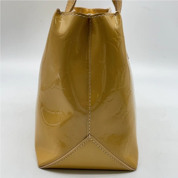 Louis Vuitton Vernis Yellow Wilshire PM Hand Bag - Picture 6 of 13